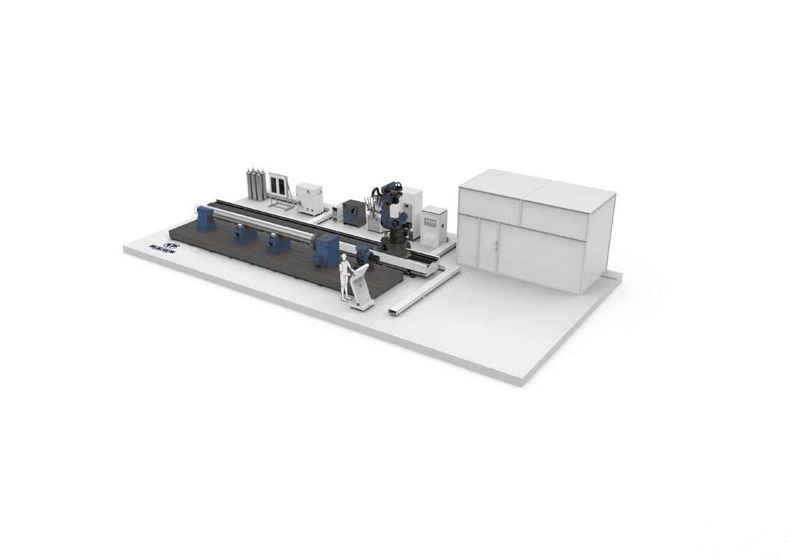 Hongxing Intelligent Laser Flame Composite Cutting Machine, a powerful tool for